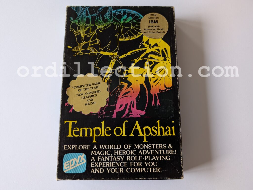 Epyx / Automated Simulations Temple of Apshai